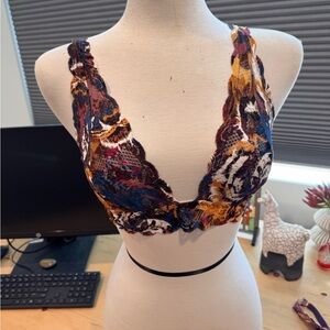 Cosabella Never Say Never Tall Printed Triangle Bra Size Large